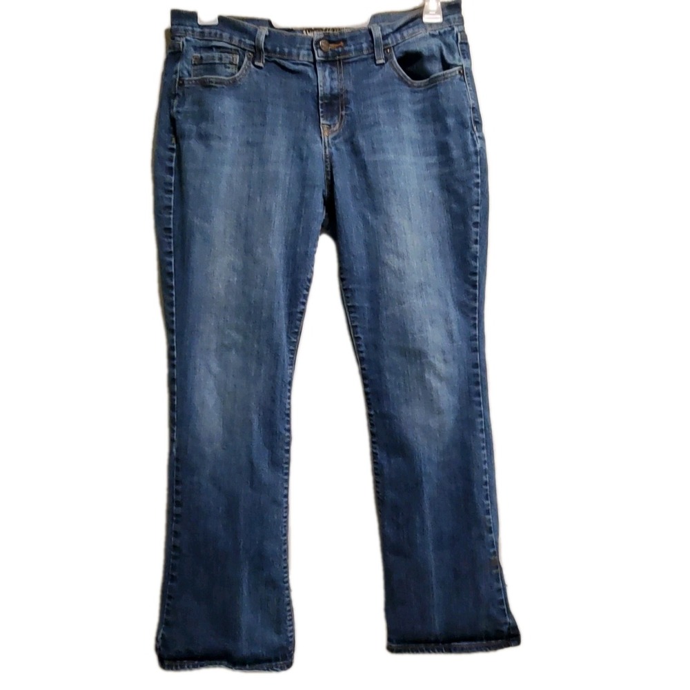 Old Navy Sweetheart Jeans Womens Size 12s Blue Straight Leg Bootcut